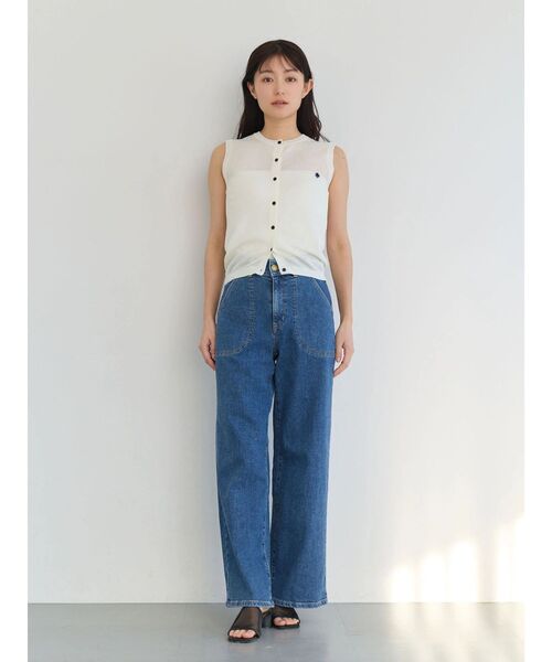 POLO BCS(ポロ ビーシーエス)の「【POLO BCS】シアーベスト(カーディガン/ボレロ・レディース・ブラウン/ネイビー/ブルー/ピンク/オフホワイト・MEDIUM)」の8枚目の写真