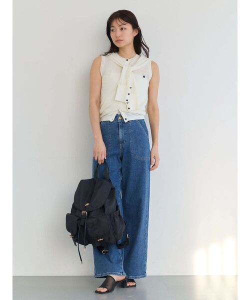 POLO BCS(ポロ ビーシーエス)の「【POLO BCS】シアーベスト(カーディガン/ボレロ・レディース・ブラウン/ネイビー/ブルー/ピンク/オフホワイト・MEDIUM)」の7枚目の写真