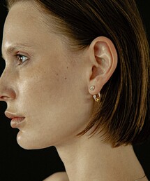 LAPUIS（ラピュイ）の「＜LAPUIS＞Drop flow coil ピアス（ピアス（両耳用））」