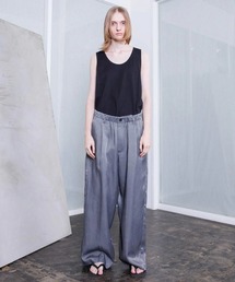 VOAAOV（ヴォアーブ）の「【VOAAOV】PIGMENT CUPRO Tuck Wide Pants（その他パンツ）」