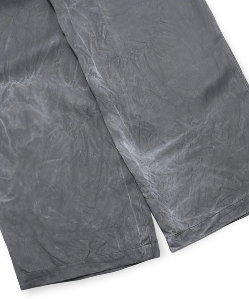 VOAAOV（ヴォアーブ）の「【VOAAOV】PIGMENT CUPRO Tuck Wide Pants（その他パンツ・メンズ・チャコールグレー/ネイビー/キャメル・0/1/2）」の21枚目の写真
