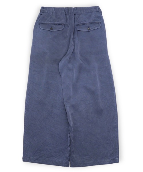 VOAAOV（ヴォアーブ）の「【VOAAOV】PIGMENT CUPRO Tuck Wide Pants（その他パンツ・メンズ・チャコールグレー/ネイビー/キャメル・0/1/2）」の22枚目の写真