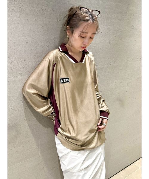 ASICS(アシックス)の「【ASICS】GAME SHIRT LONG-T(Tシャツ/カットソー・レディース・ベージュ・L/M)」の8枚目の写真