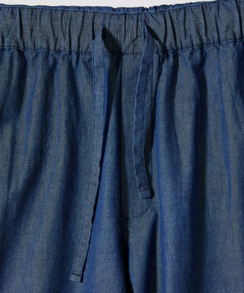 HORLISUN(ホーリーサン)の「Cove Chambray Drape Loose Pants Blue(その他パンツ・メンズ・その他・SMALL/MEDIUM/LARGE)」の8枚目の写真