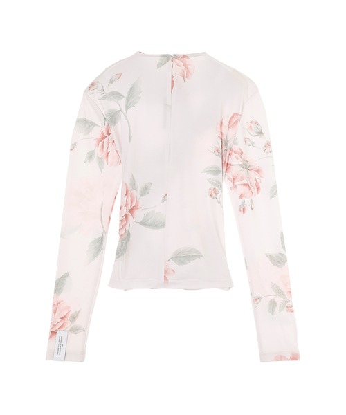 rokh（ロク）の「KNOTTED JERSEY TOP R0CA277（Tシャツ/カットソー・レディース・ピンク・X-SMALL）」の2枚目の写真