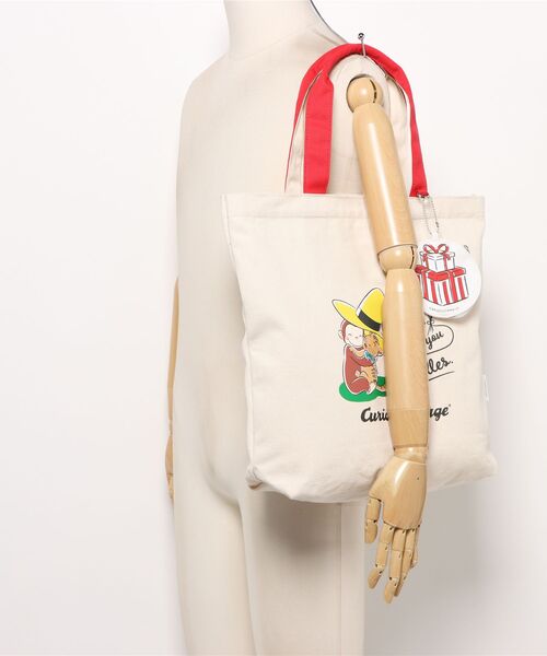 SAC'S BARJean（サックスバージーン）の「【Curious George/おさるのジョージ】トートバッグ（トートバッグ・レディース・レッド/ブルー・FREE）」の7枚目の写真