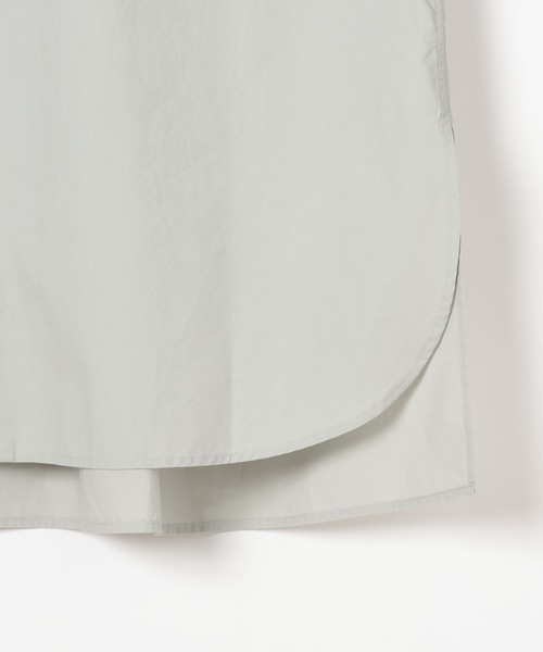 GYMPHLEX（ジムフレックス）の「【GYMPHLEX(ジムフレックス)】ストライプチュニックシャツ（シャツ/ブラウス・レディース・ピンク/グレー・MEDIUM）」の8枚目の写真