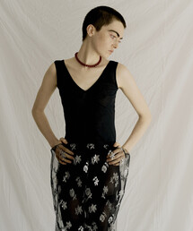 NOHRA/ノーラ Cotton rib tank top / N26SS-C05 / コットンリブ タンクトップ