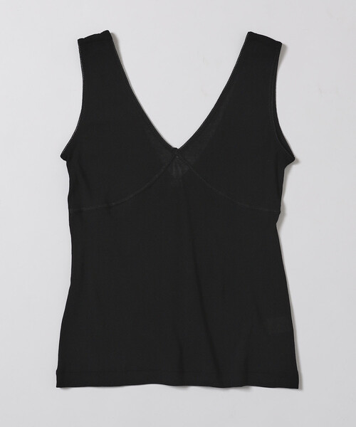 Firsthand(ファーストハンド)の「NOHRA/ノーラ Cotton rib tank top / N26SS-C05 / コットンリブ タンクトップ(タンクトップ・レディース・ホワイト/ブラック・MEDIUM)」の5枚目の写真