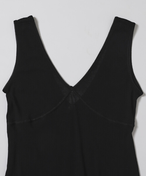 Firsthand(ファーストハンド)の「NOHRA/ノーラ Cotton rib tank top / N26SS-C05 / コットンリブ タンクトップ(タンクトップ・レディース・ホワイト/ブラック・MEDIUM)」の6枚目の写真