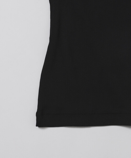 Firsthand(ファーストハンド)の「NOHRA/ノーラ Cotton rib tank top / N26SS-C05 / コットンリブ タンクトップ(タンクトップ・レディース・ホワイト/ブラック・MEDIUM)」の8枚目の写真