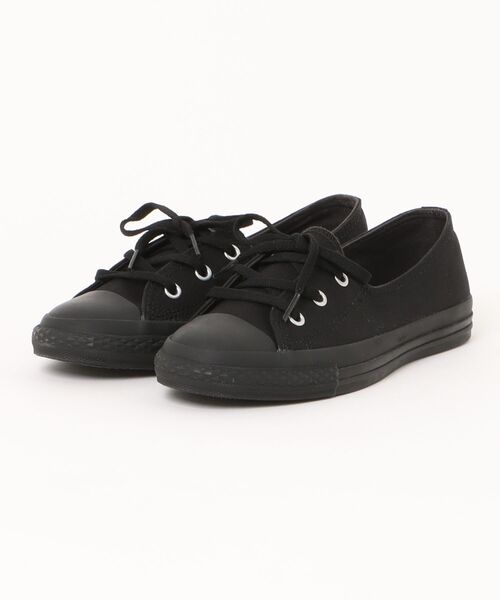 CONVERSE(コンバース)の「CONVERSE コンバース AS LP PUMPS OX オールスター LP パンプス OX 31318271 BLACKMONOCHROME(スニーカー・レディース・ブラック・7h/7/6h/5h/5/4h/4/3h)」の1枚目の写真