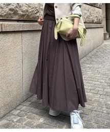 Desert　Rose（デザートローズ）の「【MoNiLE/モニーレ】ウエストリブコットンフレアースカート（スカート）」