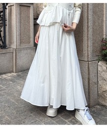 Desert　Rose（デザートローズ）の「【MoNiLE/モニーレ】ウエストリブコットンフレアースカート（スカート）」