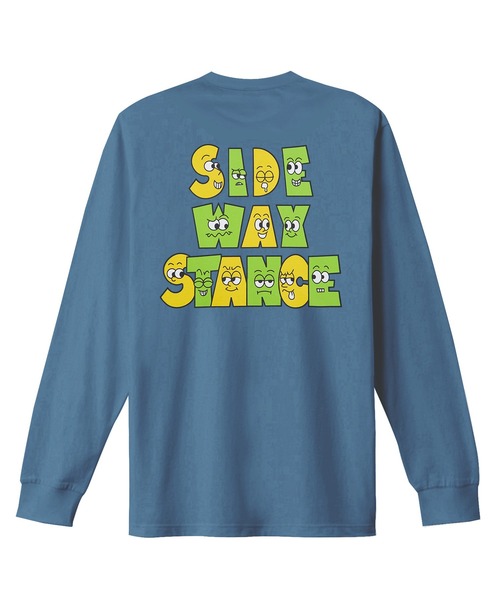 En serio TOKYO(エンソリオトーキョー)の「【SIDEWAYSTANCE】フェイシャルロゴ長袖Tシャツ SIDE23-213(Tシャツ/カットソー・メンズ・ホワイト/パープル/ダークブルー/ブラック/カーキ・SMALL/MEDIUM/LARGE/X-LARGE)」の13枚目の写真