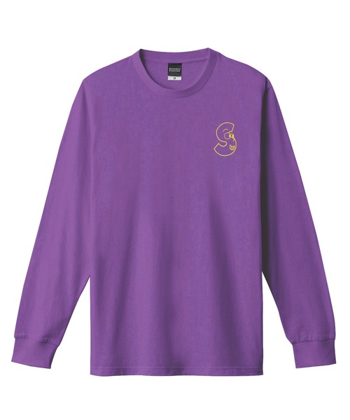 En serio TOKYO(エンソリオトーキョー)の「【SIDEWAYSTANCE】フェイシャルロゴ長袖Tシャツ SIDE23-213(Tシャツ/カットソー・メンズ・ホワイト/パープル/ダークブルー/ブラック/カーキ・SMALL/MEDIUM/LARGE/X-LARGE)」の10枚目の写真