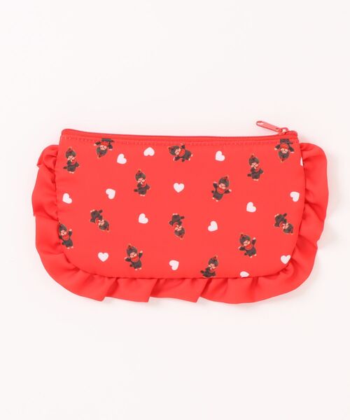 Heather(ヘザー)の「【モンチッチ×Heather】フリルポーチ 659568(ポーチ・レディース・オフホワイト/レッド・ONE SIZE)」の13枚目の写真