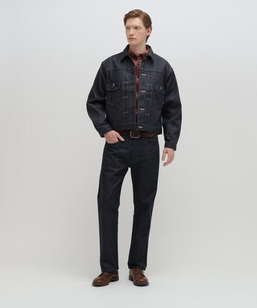 AVIREX(アヴィレックス)の「AVIREX HERITAGE DENIM Type-2 JACKET "NYLON" / アヴィレックス ヘリテージデニム タイプツージャケット ナイロン(デニムジャケット・メンズ・その他10・44/38/36/42/40)」の2枚目の写真