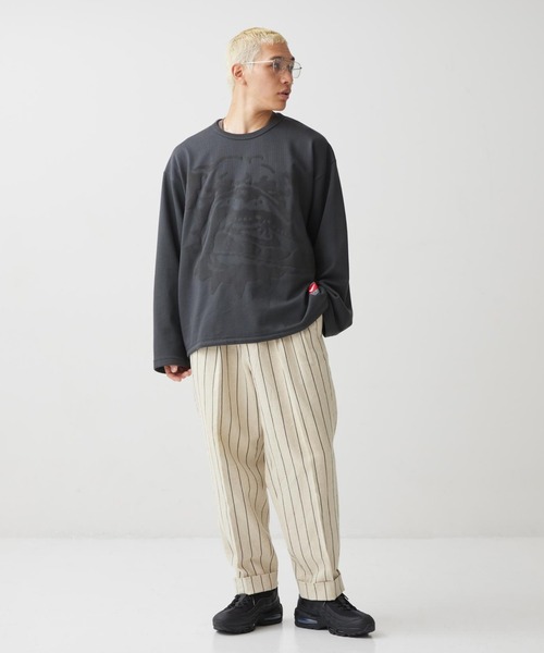 NIKE(ナイキ)の「ナイキ ライフ メンズ ミッドウェイト クルーネック / Nike Life Men's Midweight Crew IF2234-060 Anthracite(Tシャツ/カットソー・メンズ・スミクロ・2XL/S/XL/L/M)」の5枚目の写真