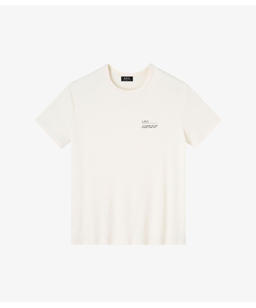 A.P.C.(アーペーセー)の「T-SHIRT NICLAS(Tシャツ/カットソー・メンズ・ベージュ/ブラウン・XS/M/L/S)」の1枚目の写真