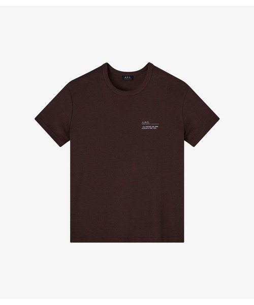 A.P.C.(アーペーセー)の「T-SHIRT NICLAS(Tシャツ/カットソー・メンズ・ベージュ/ブラウン・XS/M/L/S)」の2枚目の写真