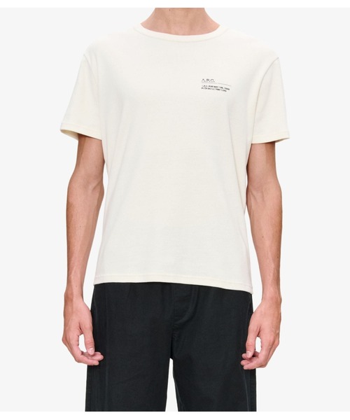 A.P.C.(アーペーセー)の「T-SHIRT NICLAS(Tシャツ/カットソー・メンズ・ベージュ/ブラウン・XS/M/L/S)」の3枚目の写真