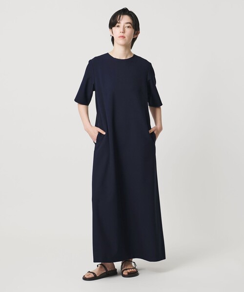 MARW UNITED ARROWS＞5分袖 ベーシック ロング ワンピース（ワンピース