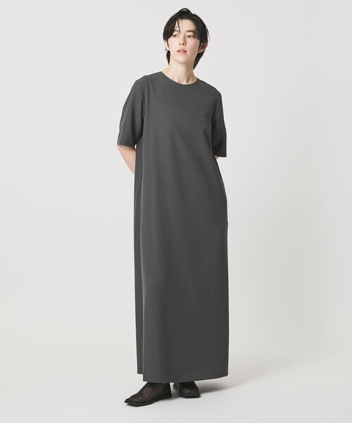 MARW UNITED ARROWS＞5分袖 ベーシック ロング ワンピース（ワンピース