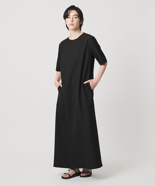 MARW UNITED ARROWS＞5分袖 ベーシック ロング ワンピース（ワンピース