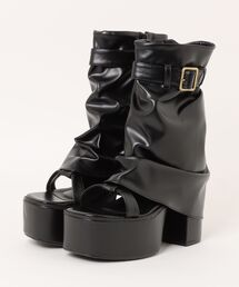 clear | カバーブーツ厚底サンダル(サンダル)