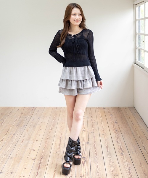 clear（クリア）の「カバーブーツ厚底サンダル（サンダル・レディース・ブラック/アイボリー・L/M）」の4枚目の写真