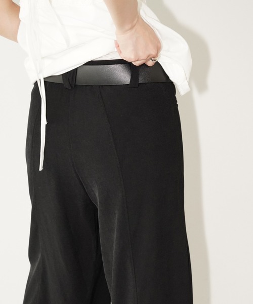 chuclla(チュクラ)の「タックラインワイドパンツ chw26s194(その他パンツ・レディース・ブラック・L/M/S)」の7枚目の写真