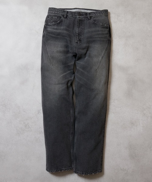 NUMBER (N)INE(ナンバーナイン)の「STRAIGHT DENIM JEANS VINTAGE WASH / ストレート デニム ジーンズ ヴィンテージ ウォッシュ(デニムパンツ・メンズ・ブラック/インディゴブルー・2/3/4)」の12枚目の写真