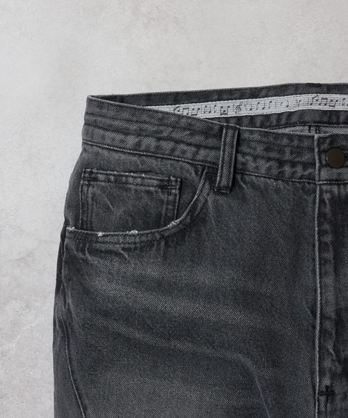 NUMBER (N)INE(ナンバーナイン)の「STRAIGHT DENIM JEANS VINTAGE WASH / ストレート デニム ジーンズ ヴィンテージ ウォッシュ(デニムパンツ・メンズ・ブラック/インディゴブルー・2/3/4)」の14枚目の写真