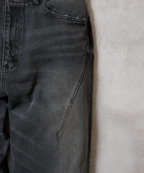 NUMBER (N)INE(ナンバーナイン)の「STRAIGHT DENIM JEANS VINTAGE WASH / ストレート デニム ジーンズ ヴィンテージ ウォッシュ(デニムパンツ・メンズ・ブラック/インディゴブルー・2/3/4)」の15枚目の写真