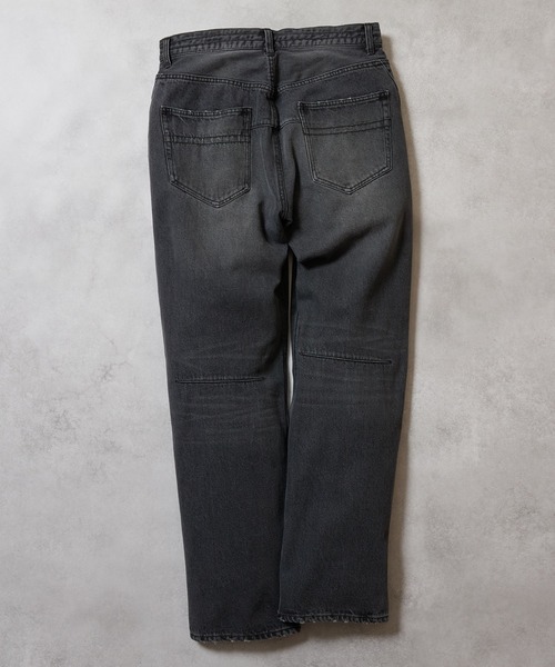 NUMBER (N)INE(ナンバーナイン)の「STRAIGHT DENIM JEANS VINTAGE WASH / ストレート デニム ジーンズ ヴィンテージ ウォッシュ(デニムパンツ・メンズ・ブラック/インディゴブルー・2/3/4)」の17枚目の写真