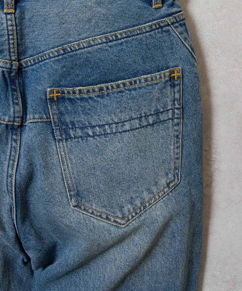 STRAIGHT DENIM JEANS VINTAGE WASH / ストレート デニム ジーンズ