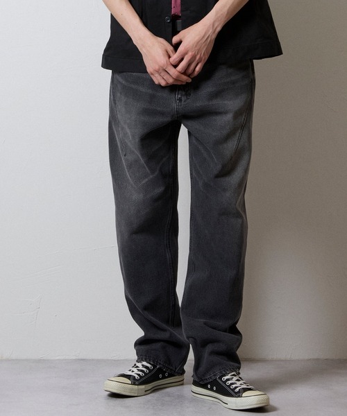 NUMBER (N)INE(ナンバーナイン)の「STRAIGHT DENIM JEANS VINTAGE WASH / ストレート デニム ジーンズ ヴィンテージ ウォッシュ(デニムパンツ・メンズ・ブラック/インディゴブルー・2/3/4)」の6枚目の写真
