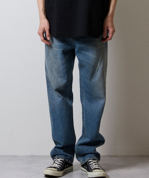 NUMBER (N)INE(ナンバーナイン)の「STRAIGHT DENIM JEANS VINTAGE WASH / ストレート デニム ジーンズ ヴィンテージ ウォッシュ(デニムパンツ・メンズ・ブラック/インディゴブルー・2/3/4)」の22枚目の写真