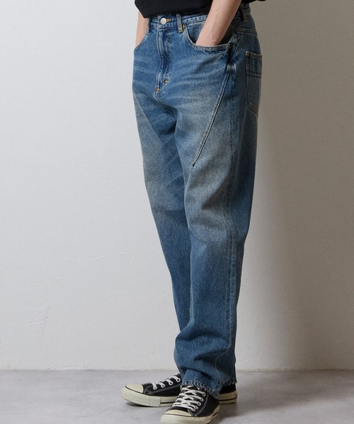STRAIGHT DENIM JEANS VINTAGE WASH / ストレート デニム ジーンズ