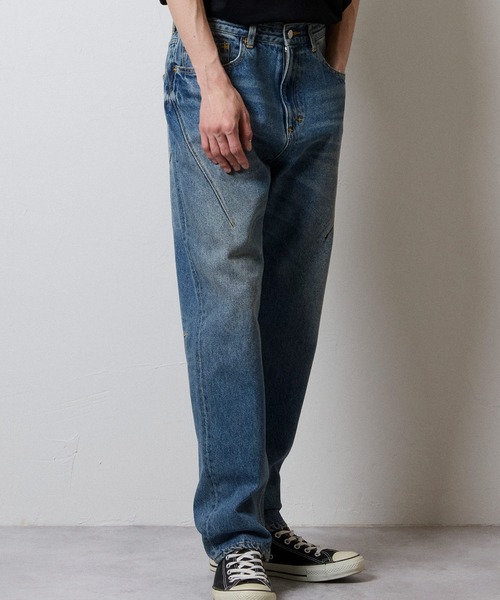 STRAIGHT DENIM JEANS VINTAGE WASH / ストレート デニム ジーンズ