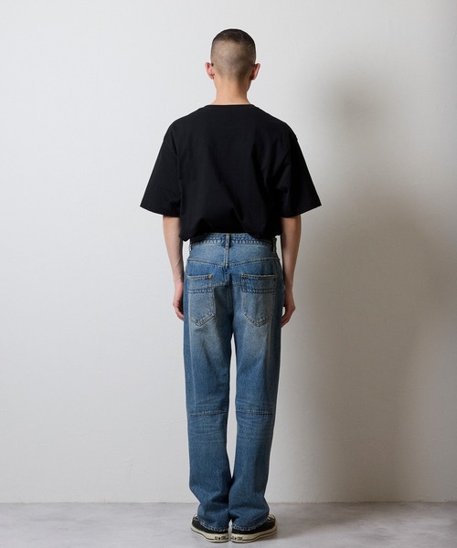 STRAIGHT DENIM JEANS VINTAGE WASH / ストレート デニム ジーンズ
