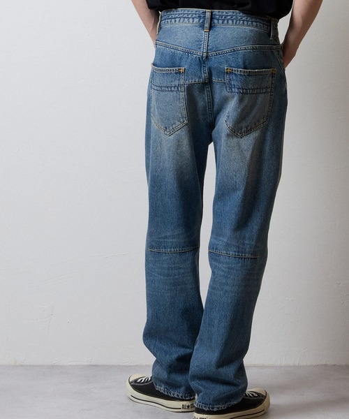 STRAIGHT DENIM JEANS VINTAGE WASH / ストレート デニム ジーンズ