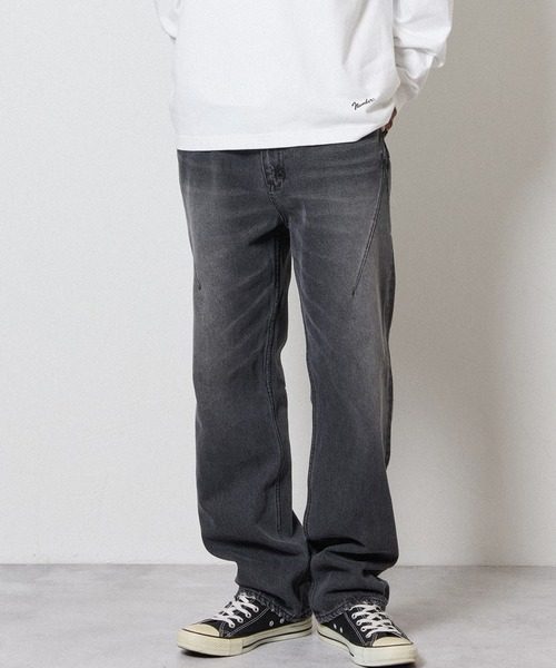 STRAIGHT DENIM JEANS VINTAGE WASH / ストレート デニム ジーンズ