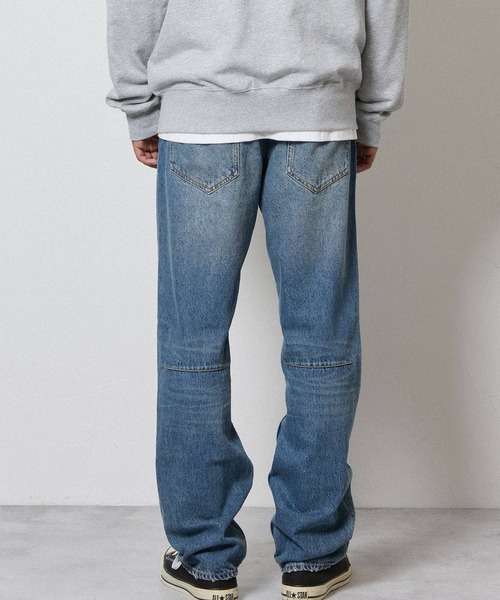 STRAIGHT DENIM JEANS VINTAGE WASH / ストレート デニム ジーンズ