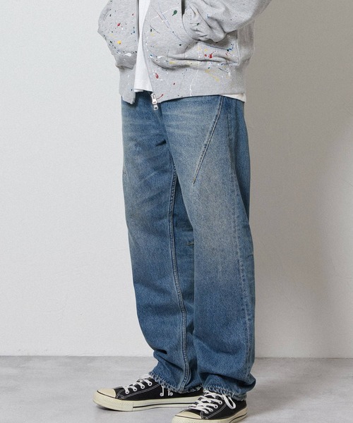 STRAIGHT DENIM JEANS VINTAGE WASH / ストレート デニム ジーンズ
