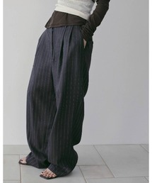 anuke | Linen Tuck Pants 62610706(その他パンツ)