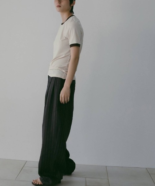 anuke(アンヌーク)の「Linen Tuck Pants 62610706(その他パンツ・メンズ・ブラウン/ネイビー・36/38)」の11枚目の写真