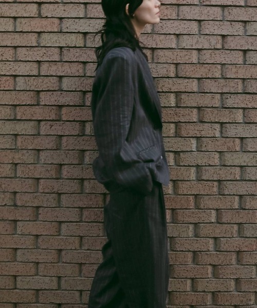 anuke(アンヌーク)の「Linen Tuck Pants 62610706(その他パンツ・メンズ・ブラウン/ネイビー・36/38)」の15枚目の写真