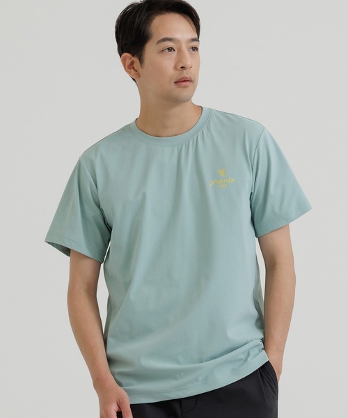 phenix outdoor(フェニックスアウトドア)の「phenix outdoor(フェニックスアウトドア) PHENIX BACK PRINT T-SHIRTS / フェニックス バックプリントTシャツ(Tシャツ/カットソー・メンズ・オフホワイト/ライトグリーン/ブラック・S/M/L/XL)」の3枚目の写真